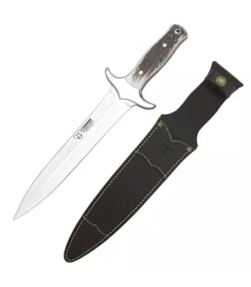 Cuchillo Montería de remate, asta de ciervo