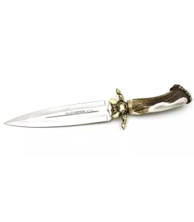 Jagdmesser Cervus Geweihgriff ⚔️