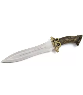 Cuchillo remate Muflón puño asta de ciervo ⚔️