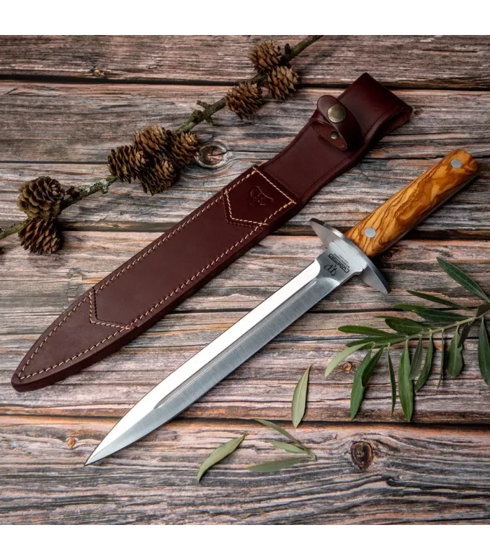 Dolch für die Jagdabschlussszene Cudeman, Olivenholzstiel ⚔️