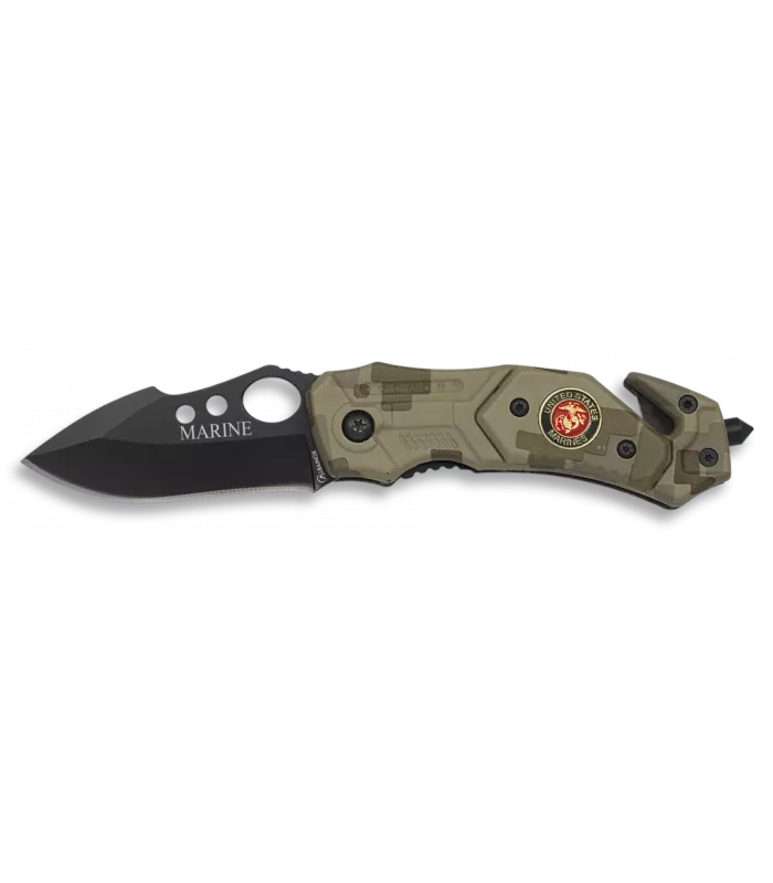 U.S. MARINES Rescue Knife, 6 cm blade ⚔️