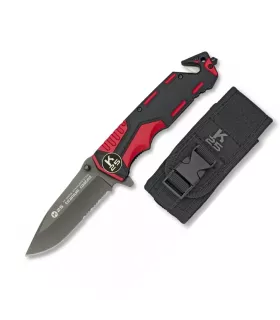 Navaja rescate K25 Roja con sierra ⚔️