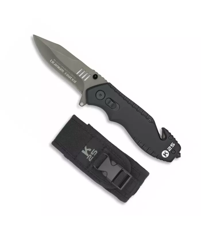 Reddingsmes K25 PRO, lemmet 8 cm. ⚔️