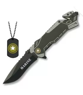 Coltello di salvataggio, Marines degli Stati Uniti con placchetta ⚔️