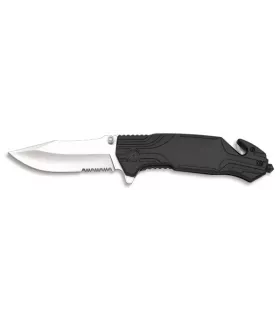 Coltello di salvataggio Albainox, lama seghettata ⚔️
