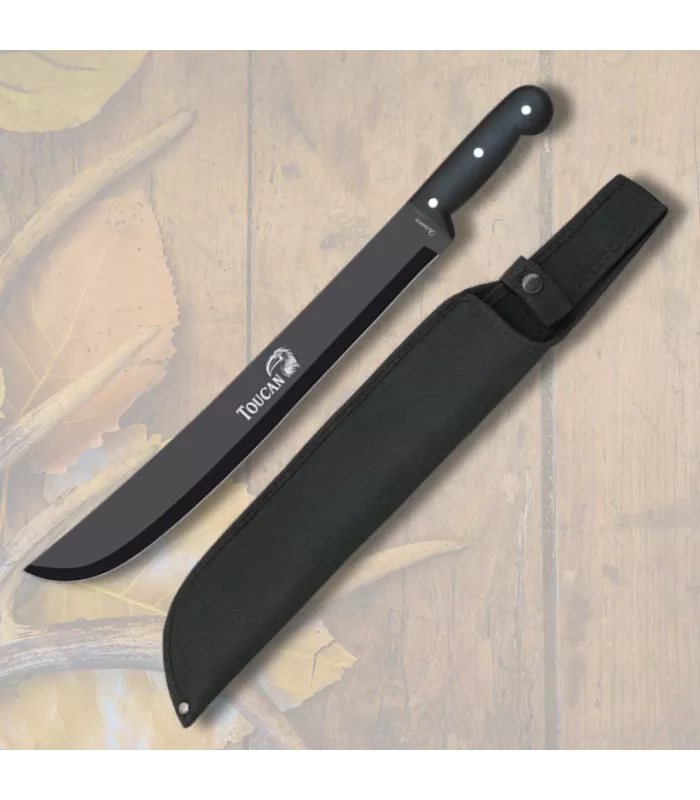 Albainox machete snijbamboe model Toucan, zwarte blad ⚔️