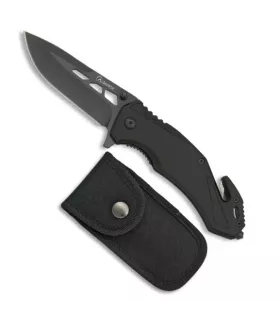 Coltello di salvataggio Albainox nero ⚔️