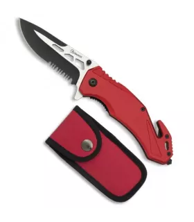 Albainox Red Rescue Knife, matching sheath ⚔️