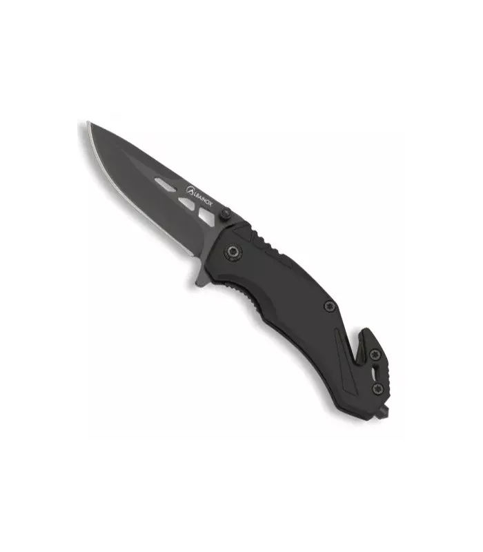 Schwarzes Albainox Rettungsmesser ⚔️
