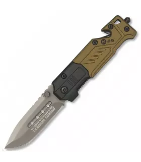 Navaja de rescate marca K25 funda kydex (13,5 cm.) ⚔️