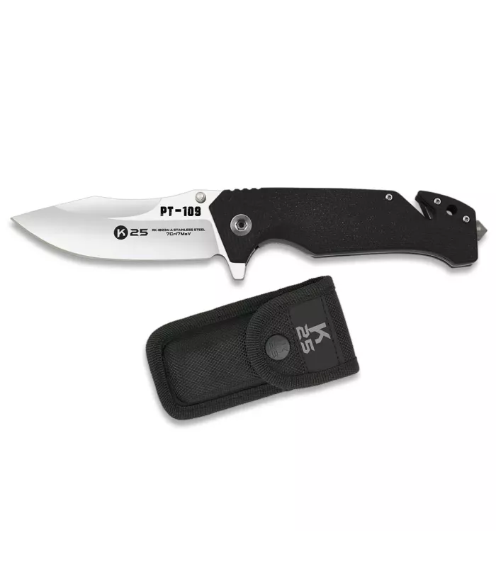 Canivete de resgate K25, empunhadura G10 ⚔️