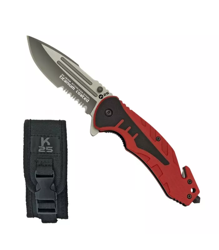 Navaja de rescate K25 - roja ⚔️