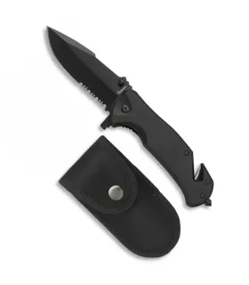 Couteau de secours Albainox, en noir ⚔️