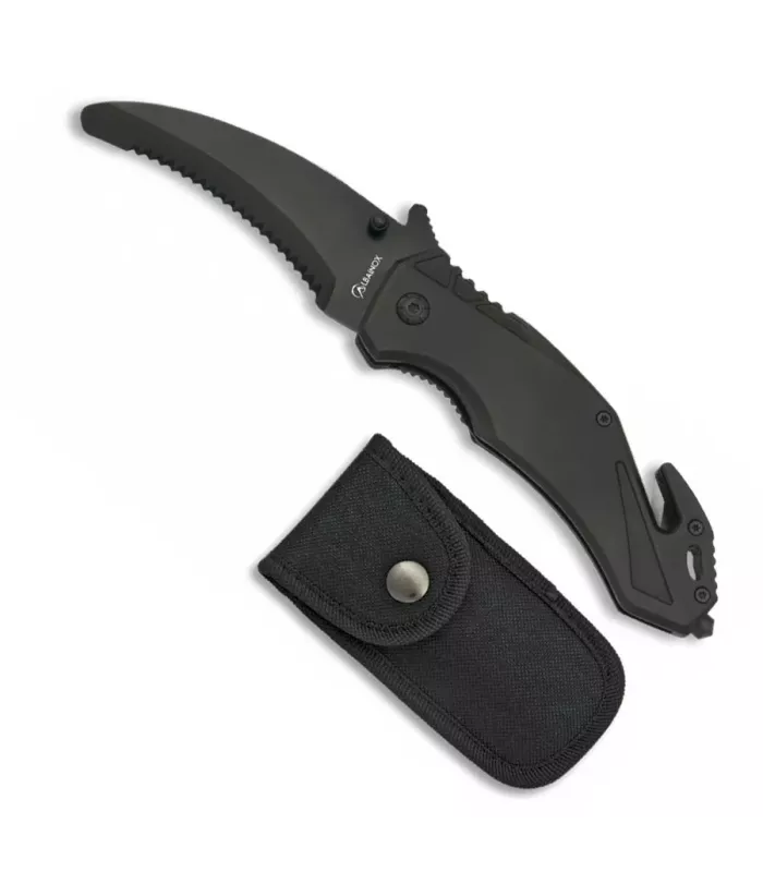 Sicherheits- und Rettungsmesser in Schwarz von Albainox ⚔️