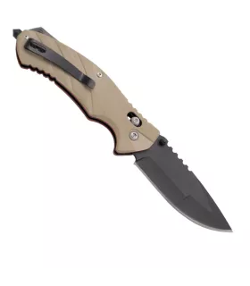 Third Knife stainless steel and G10 bicolor camel handle