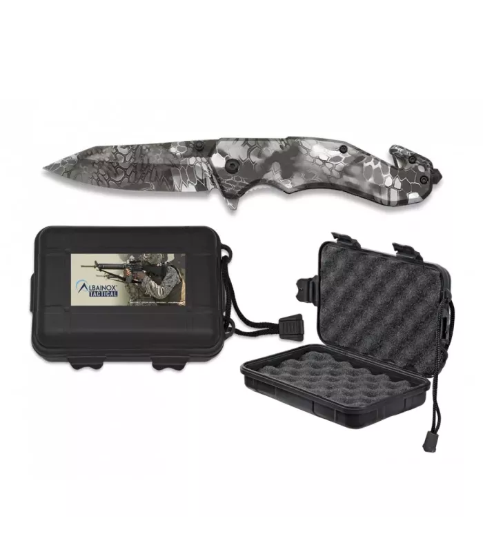 Coltello di salvataggio Phyton camo con scatola ⚔️