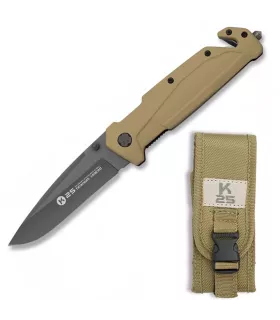 Navaja de rescate K25 Titanium Coated, coyote ⚔️