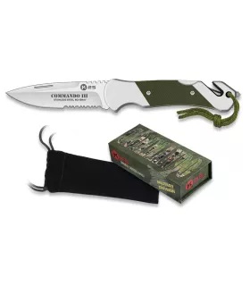 Navaja táctica K25 Commando III seguridad ⚔️