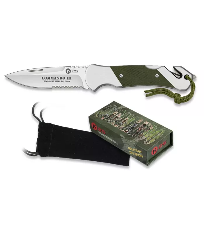 Coltello tattico K25 Commando Sicurezza ⚔️