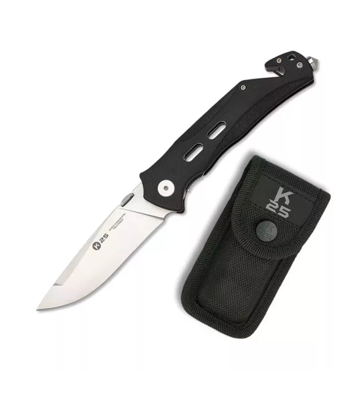 Coltello di salvataggio K25 manico G10 (lama 9 cm.) ⚔️