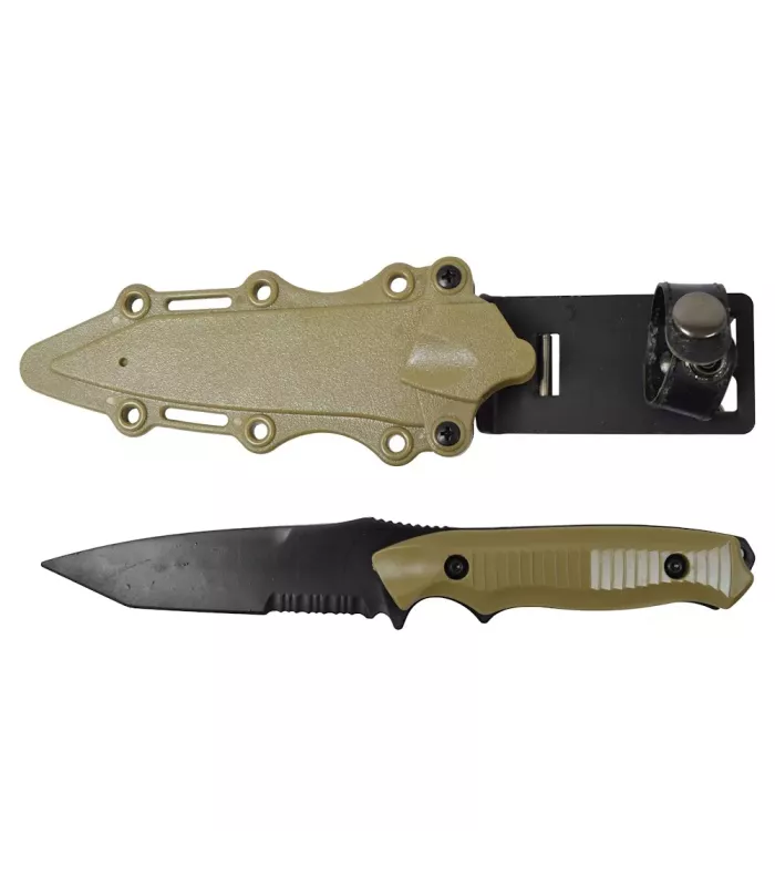 Training plastic knife with sheath, beige (23.5 cm.) ⚔️