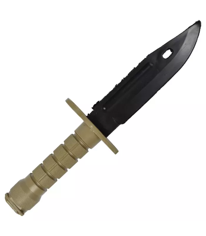 Coltello baionetta di allenamento in plastica, colore beige ⚔️