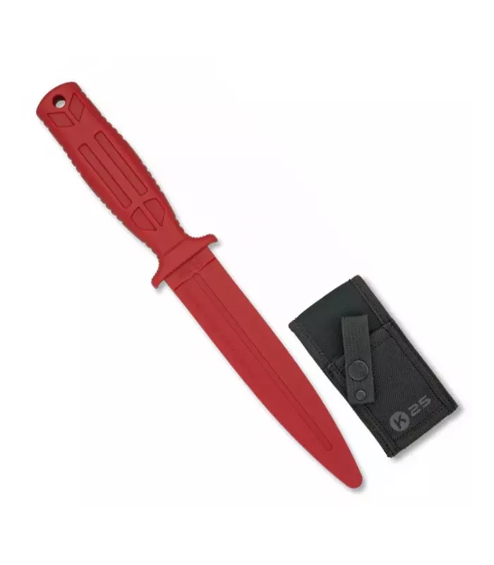 Rubber training knife, red ⚔️