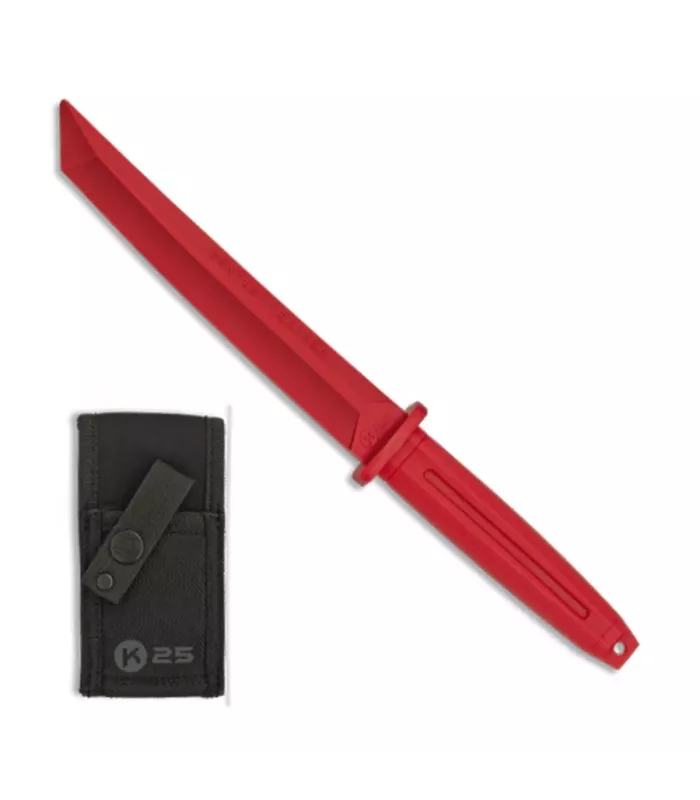 Couteau d'entraînement K25 rouge ⚔️