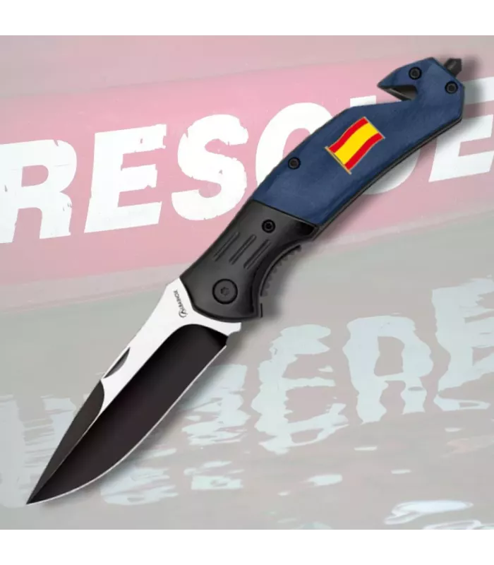 Navaja de rescate Albainox, bandera España ⚔️
