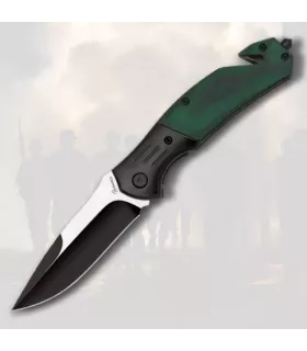 Albainox Stamina groene reddingsmes (19,6 cm.) ⚔️