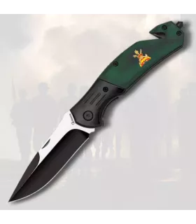 Navaja de rescate Albainox verde Legión Española (19,6 cm.) ⚔️