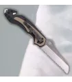 Couteau de secours marque Tramuntana Knives, avec scie (21,3 cm). ⚔️