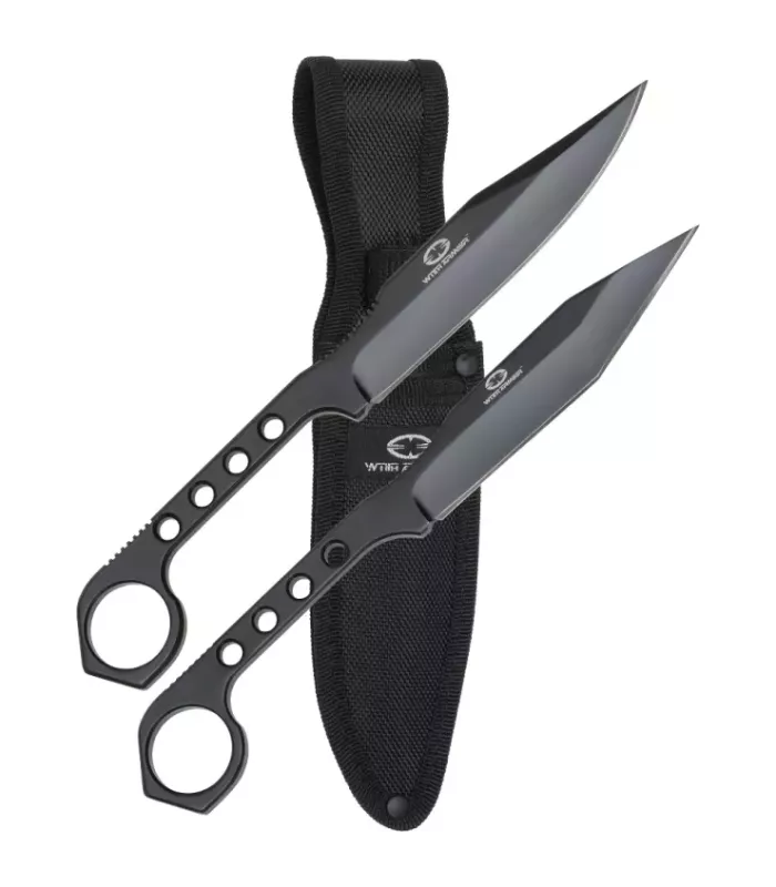 Set de 2 cuchillos lanzadores WithAmour modelo Garfish ⚔️