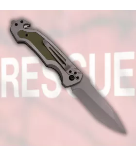 Couteau de secours Tramuntana Knives, vert (22,8 cm.)