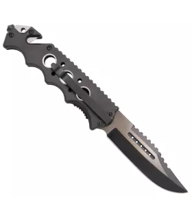 Third Blackened Skull Tactical Knife (21.2 cm.)