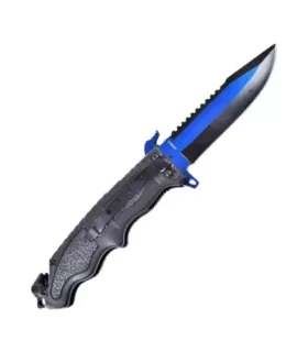 Navaja de rescate SCK azul (largo 22,3 cm.)