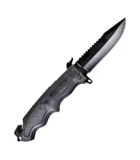 Couteau de secours SCK noir (longueur 22,3 cm.)