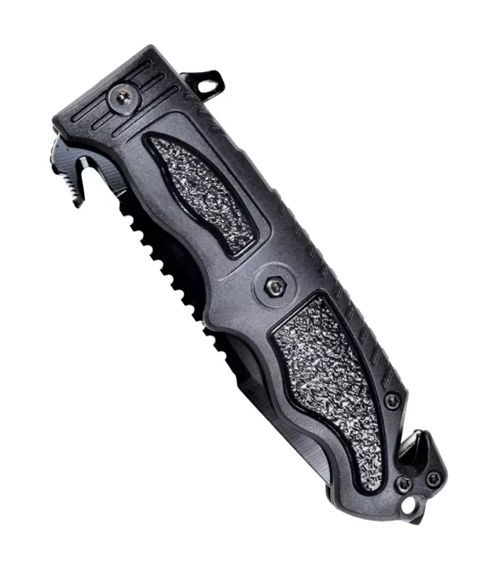 Canivete de resgate SCK preto (comprimento 22,3 cm). ⚔️