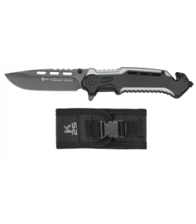 Rettungs- und Notfallmesser, K25 grau-schwarz (Klinge 8,7 cm) ⚔️