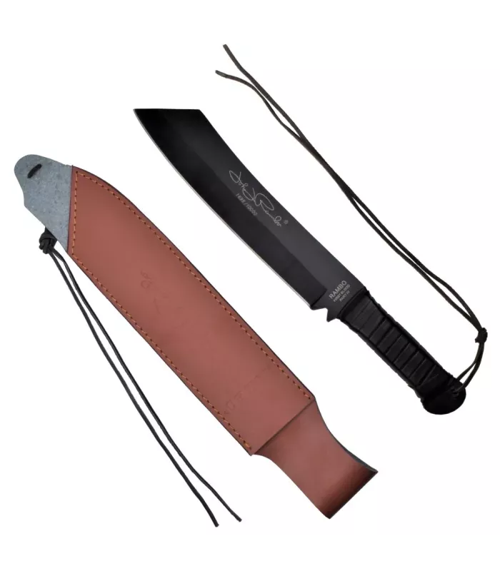 Cuchillo de Caza y Supervivencia Rambo IV: Resistencia y Precisión en la