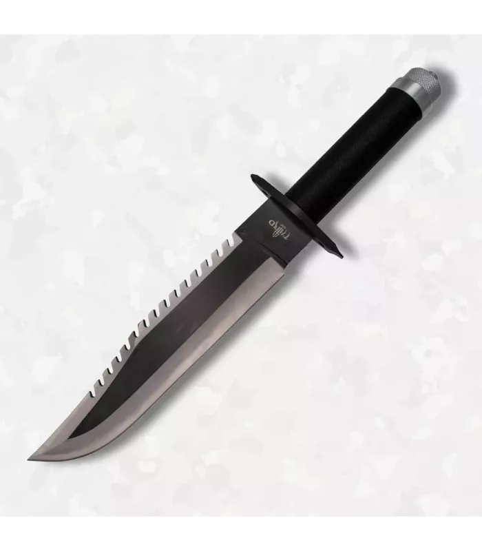 Faca tática de aventura com bainha (39,7 cm). ⚔️