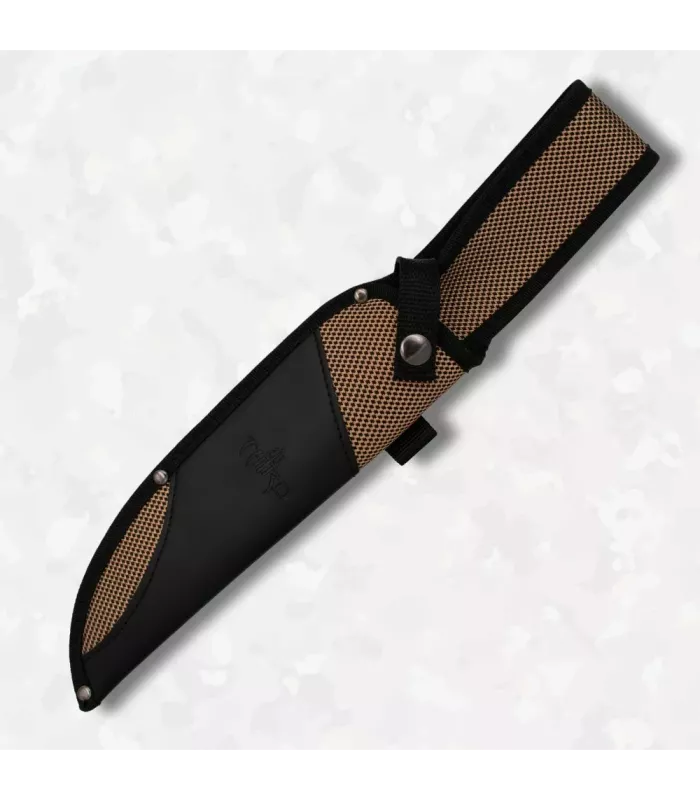 Faca tática de aventura com bainha (39,7 cm). ⚔️