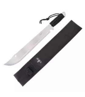 Machete mit geschnürtem Griff, satinierte Klinge ⚔️