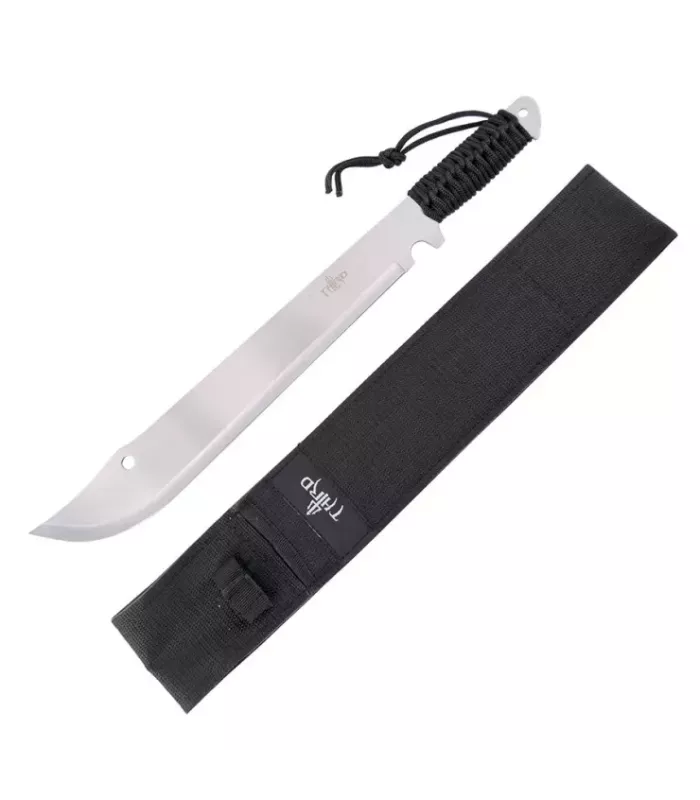 Machete mit geschnürtem Griff, satinierte Klinge ⚔️