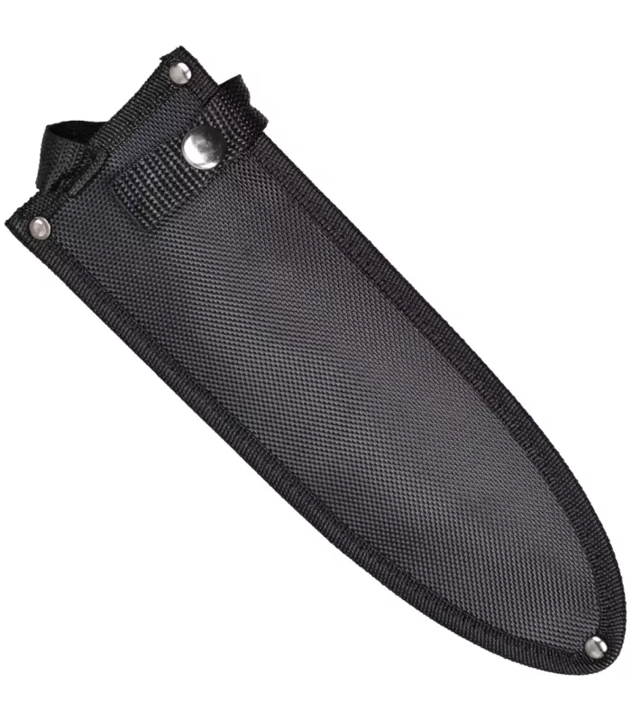 Faca tática Outdoor preta com bainha (38 cm). ⚔️