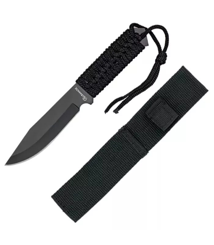 Cuchillo táctico Albainox Black Army, hoja 11 cm. ⚔️