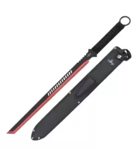 Machete tattico Third H0068, lama nera-rossa ⚔️