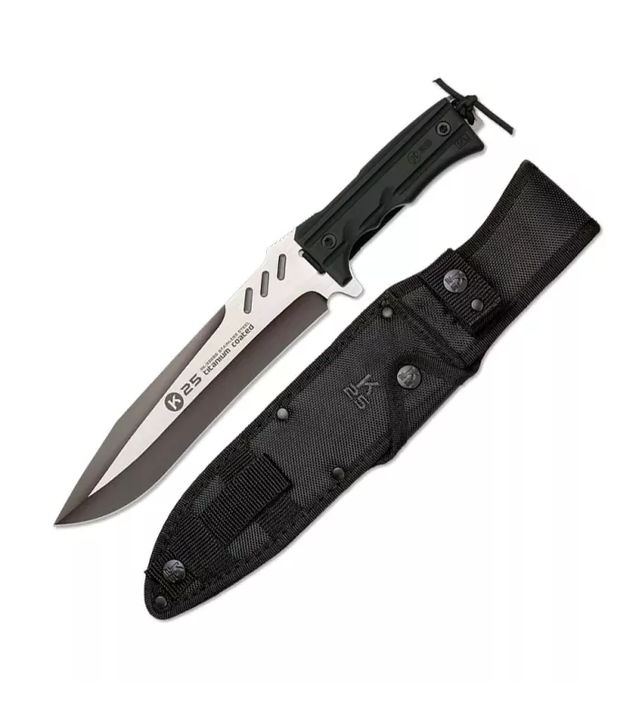 Taktisches Messer SFL Gemischtklingenmarke K25 (36,6 cm.) ⚔️