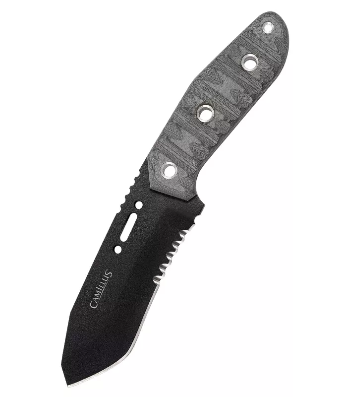 Faca tática Camillus modelo CK-9.5, com bainha ⚔️