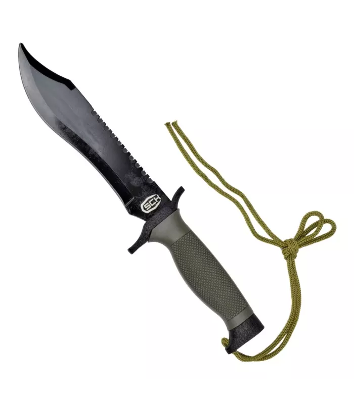 Tactisch mes SCK met touw (lengte 34,5 cm.) ⚔️